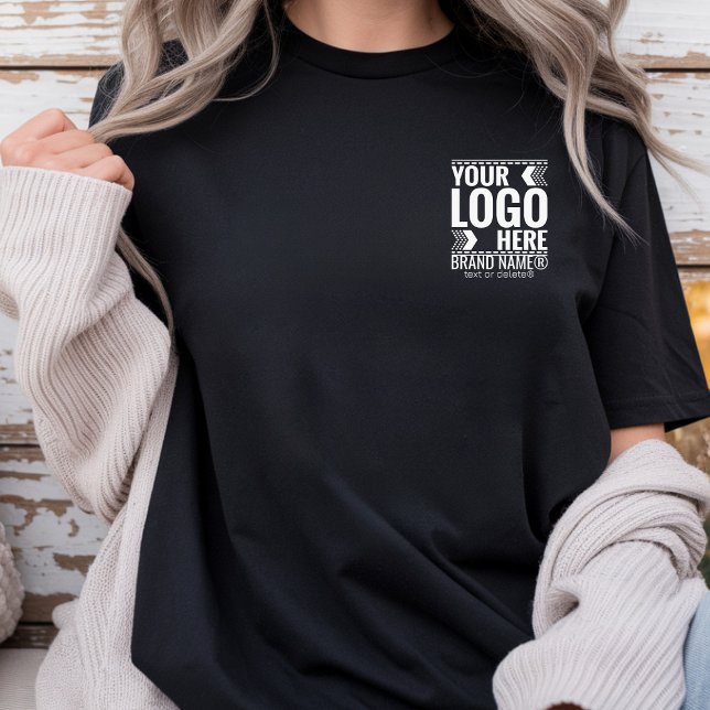 Custom Logo, Business or Brand Logo Personalized  T-Shirt (Von Creator hochgeladen)