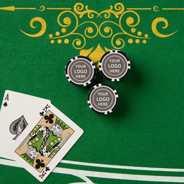 Custom Logo Corporate Business Promotional Pokerchips (Pokertisch (Stapel))