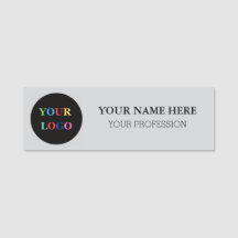Custom Logo Employee magnetic and safety pin