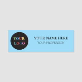Custom Logo Employee magnetic and safety pin Namensschild