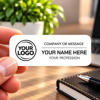 Custom Logo Employee magnetic, Safety Pin Namensschild