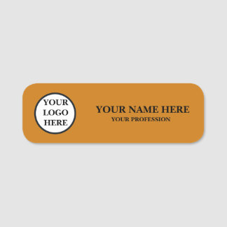 Custom Logo Employee Name Tag Badge