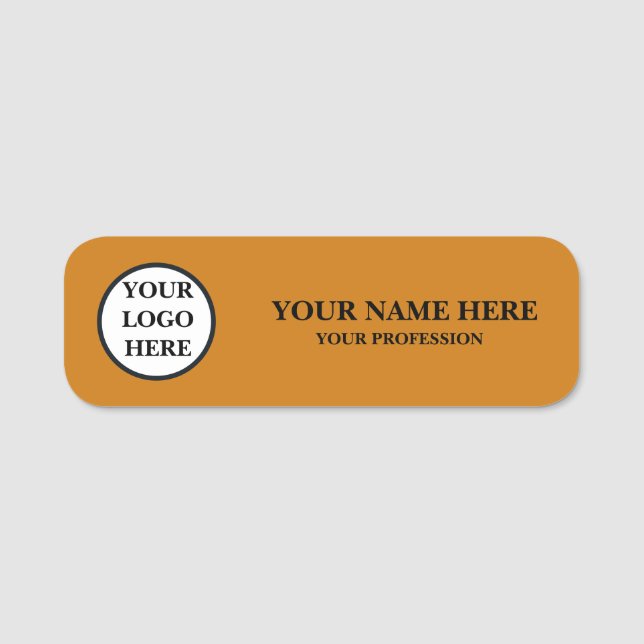 Custom Logo Employee Name Tag Badge (Devant)