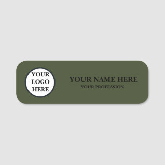 Custom Logo Employee Name Tag Badge