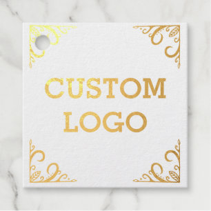 Custom logo Fovor Vorzug Tag, angepasstes Logo-Tag Geschenkanhänger