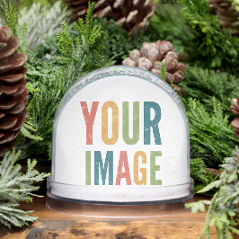 Custom Logo Here | Add Your Own Design Schneekugeln