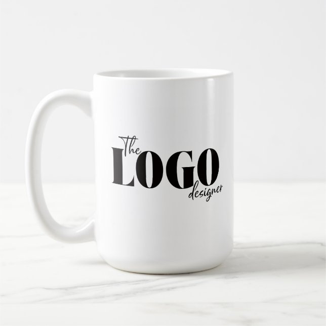Custom Logo Mug Branded Client Gift Company Swag (Gauche)
