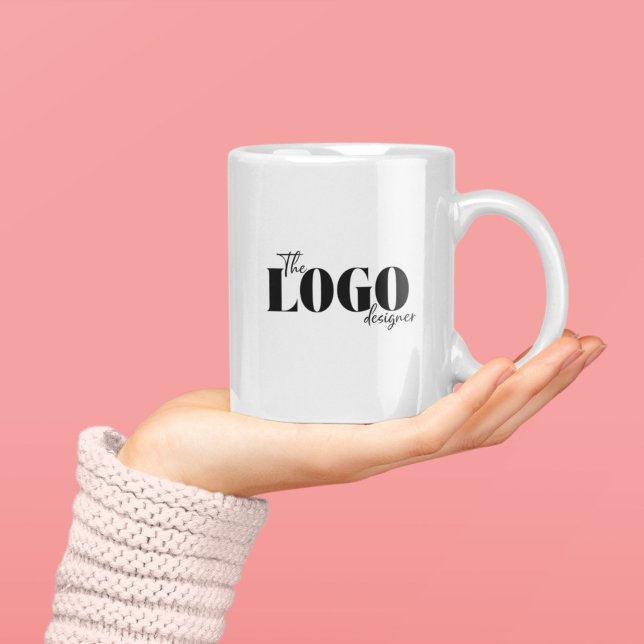 Custom Logo Mug Branded Client Gift Company Swag Kaffeetasse (Von Creator hochgeladen)