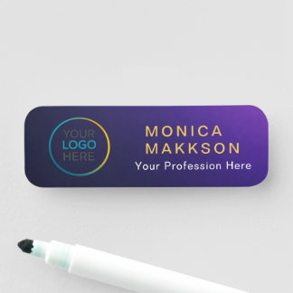 Custom  Logo Name Tag Namensschild