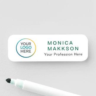 Custom  Logo Name Tag Namensschild