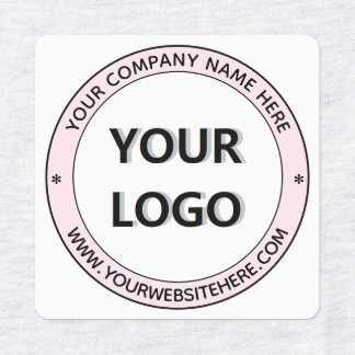 Custom Logo Name Website Business Labels Example Etiketten
