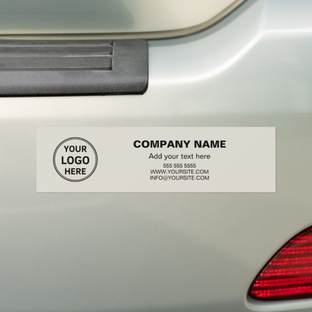 Custom Logo Neutral Professional Business Autoaufkleber (Auf Auto)
