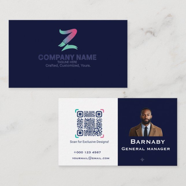 Custom Logo Professional Business Card Corporate Visitenkarte (Vorne/Hinten)