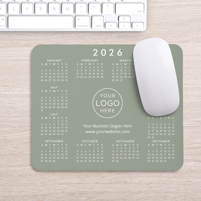 Custom Logo Promotional Business 2026 Calendar Mousepad (Von Creator hochgeladen)