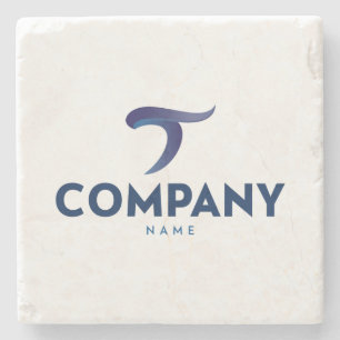 Custom Logo Sandstone Untersetzer Personalisiert C