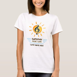 Custom Logo Summer Music Camp Festival T - Shirt