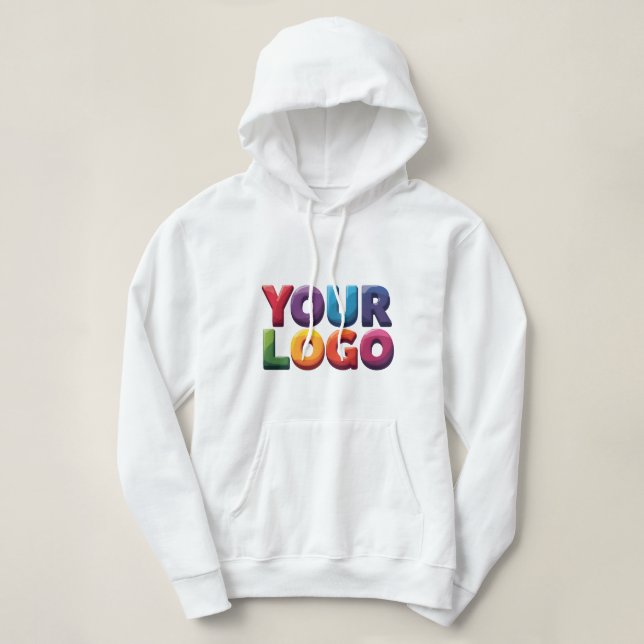 Custom Logo|Upload Your Logo | Business & Brand  Hoodie (Design vorne)