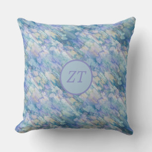 Custom Love Pastel Blue & Lila Kissen