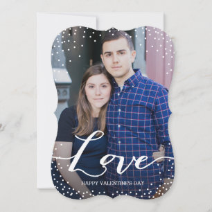 Custom Love Valentine's Day Photo Card Feiertagskarte