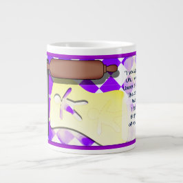 Custom lustige Gingerbrei Man Jumbo-Tasse