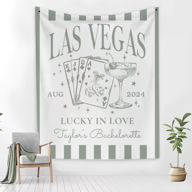 Custom Luxe Las Vegas Junggeselinnen-Abschied Bann Wandteppich (Von Creator hochgeladen)