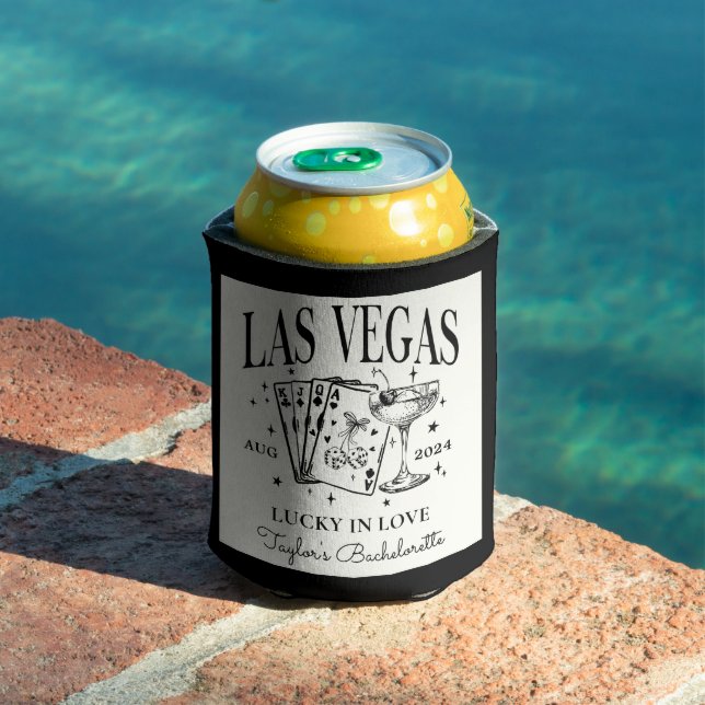 Custom Luxe Las Vegas Junggeselinnen-Abschied Dosenkühler (In Situ Pool)