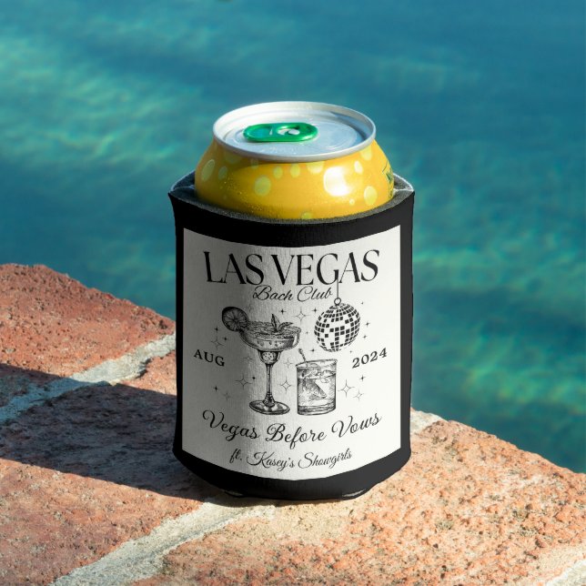 Custom Luxe Las Vegas Junggeselinnen-Abschied Dosenkühler (In Situ Pool)