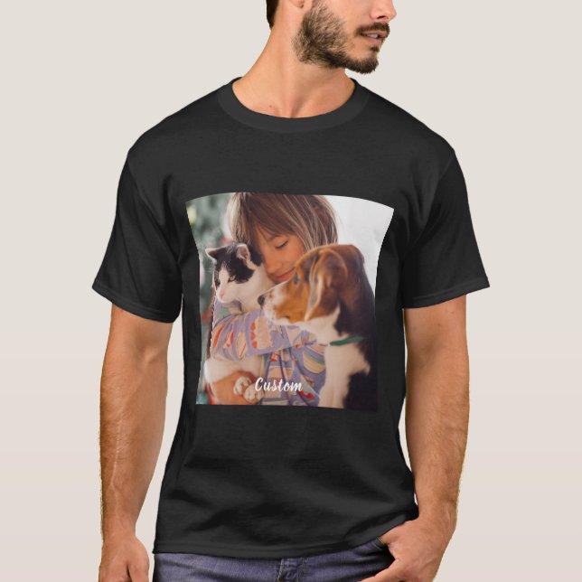 Custom Made /Add Photo and Text T-Shirt (Vorderseite)