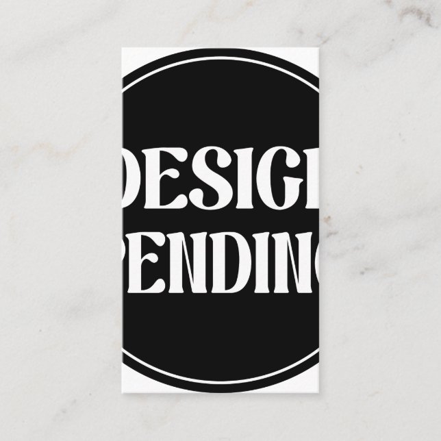 Custom-made, artistic, elegant visitenkarte (Vorderseite)