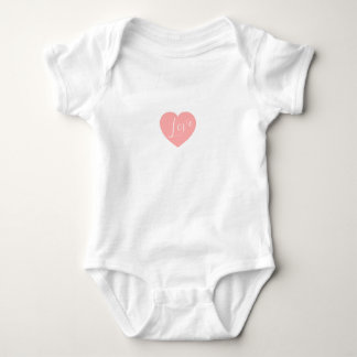Custom made with love for your little one baby strampler