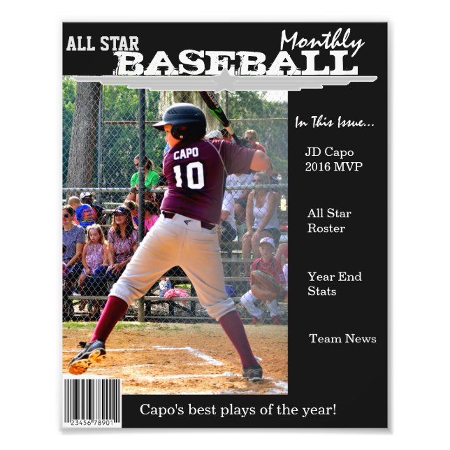 Custom Magazine Cover for Sports Fotodruck (Vorne)