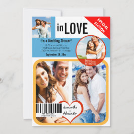 Custom Magazine Style Polterabend Einladung