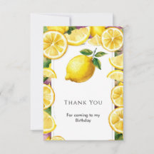 Custom Magical Lemon Birthday