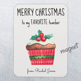 Custom Magnet Lieblings-Lehrer Frohe Weihnachten
