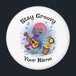 Custom Magnet | Retro Octopus | Name & Text<br><div class="desc">✨ Add groovy retro vibes to your fridge with this custom octopus magnet!
🖊️ Customize the top phrase add any name for a fun, one-of-a-kind gift.
🧲 Perfect for fridges, lockers, and office boards.
🎁 Great for birthdays, holidays, and personalized surprises.</div>