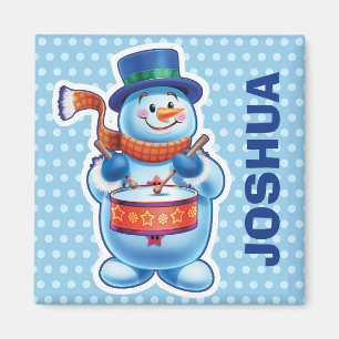Custom Magnet Weihnachts-Snowman-Figuren.