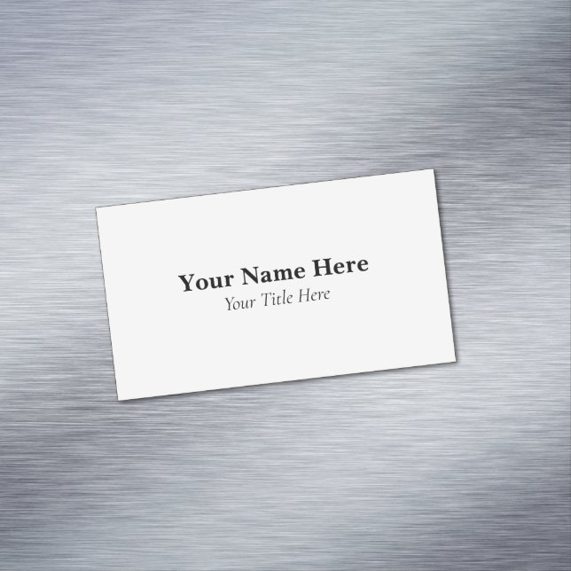 Custom Magnetische Visitenkarte (Beispiel)