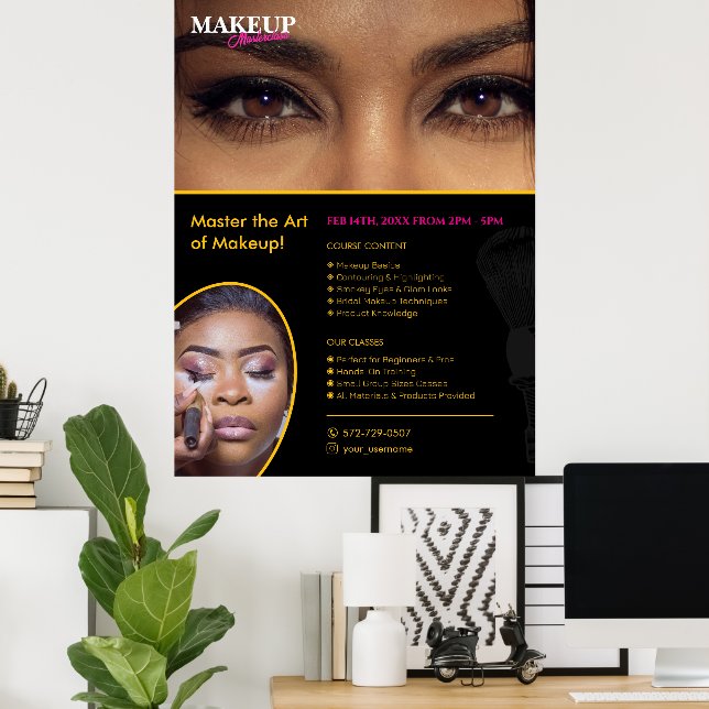 Custom Make up Artist Poster (Heimbüro)