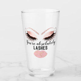 Custom Makeup Artist Eyelash Pink Kiss Girlspower Glas