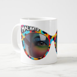 Custom MAL ANTIE / Crazy Aunt Afrikaanse Humor Jumbo-Tasse