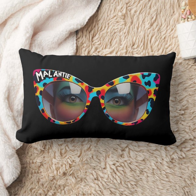 Custom MAL ANTIE / Crazy Aunt Afrikaanse Humor Lendenkissen (Decke)