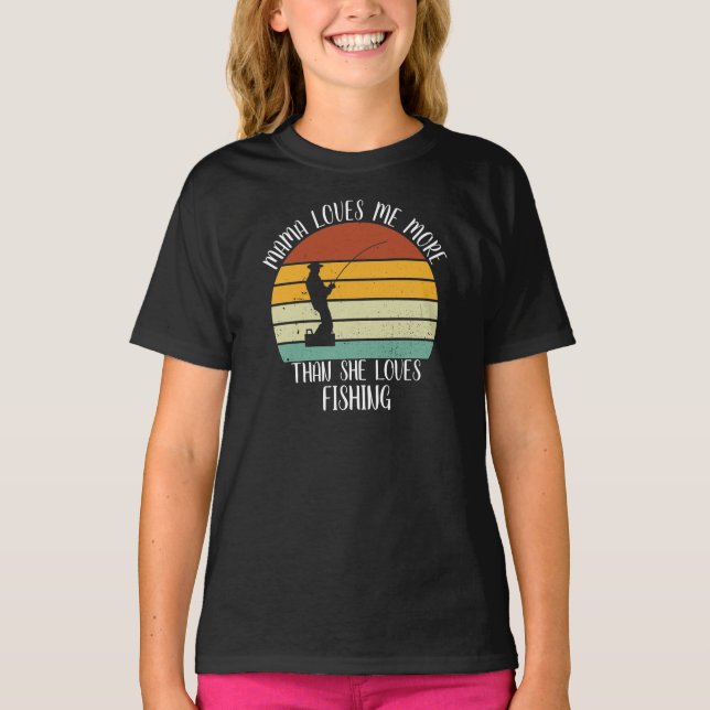 CUSTOM Mama Liebe mir mehr als sie Lieben beim Ang T-Shirt (Vorderseite)