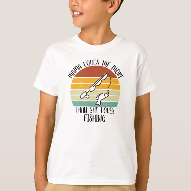 CUSTOM Mama Liebe mir mehr als sie Lieben beim Ang T-Shirt (Vorderseite)