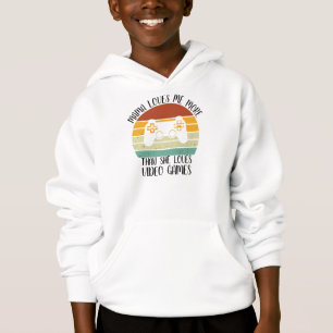 CUSTOM Mama Lieben mir mehr als sie Lieben Video G Hoodie