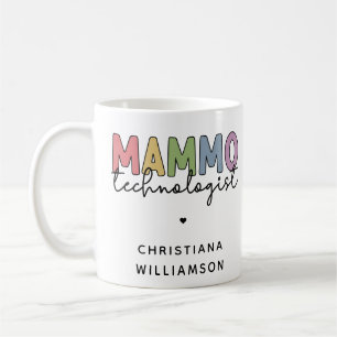 Custom Mammo Technologe Mammographie Tech Kaffeetasse