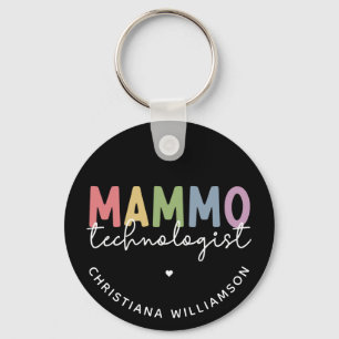 Custom Mammo Technologe Mammographie Tech Schlüsselanhänger