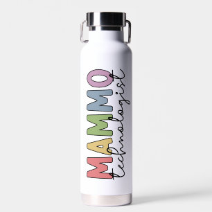 Custom Mammo Technologe Mammographie Tech Trinkflasche