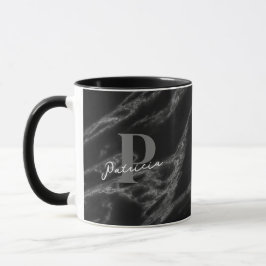 Custom Marble Black Tasse