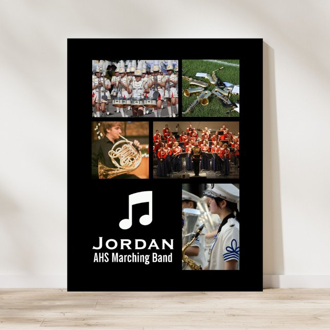 Custom Marching Band Orchestra Music Foto Collage Poster (Von Creator hochgeladen)