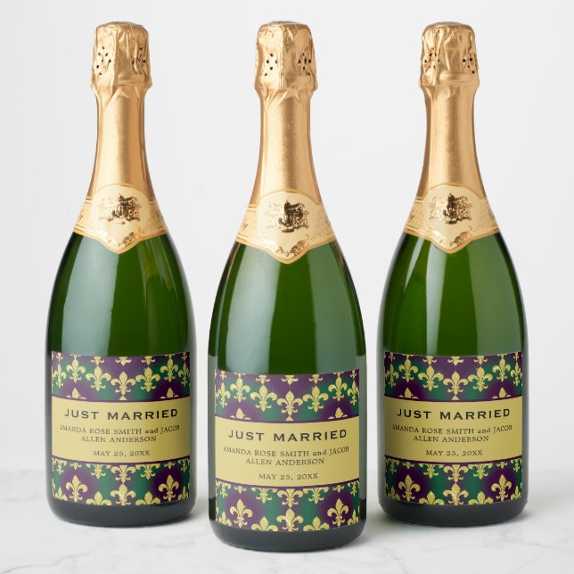 Custom Mardi Gras Retirement Party (Flaschen)